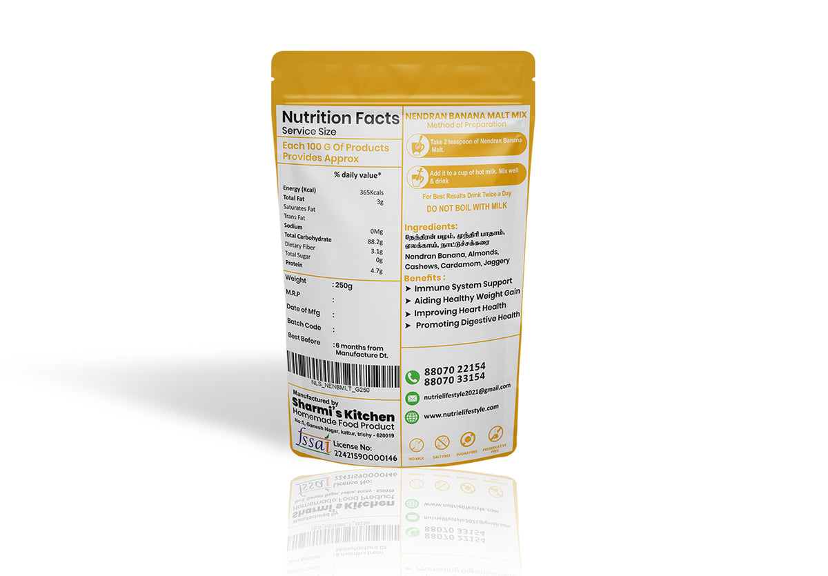 Natural Nendran Banana Malt